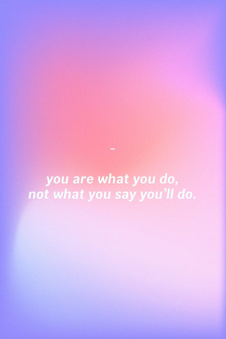 Free: You are what you do not what you say you 'll do inspirational ...