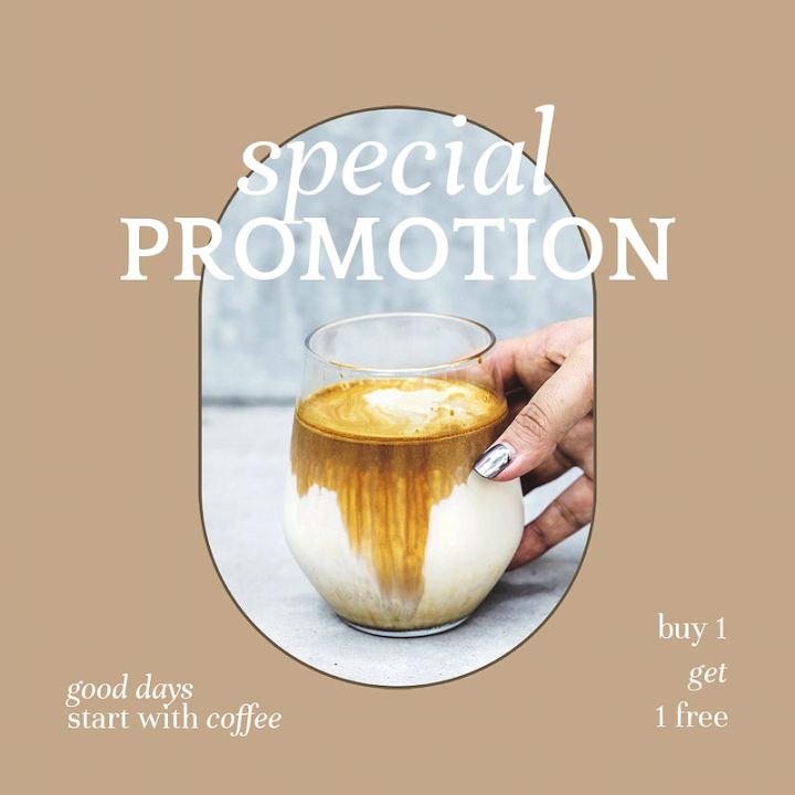 post,promotion,coffee,template design,promotion template,instagram post template,feed,cafe,matcha,social media template,cake and coffee,social media post,rawpixel