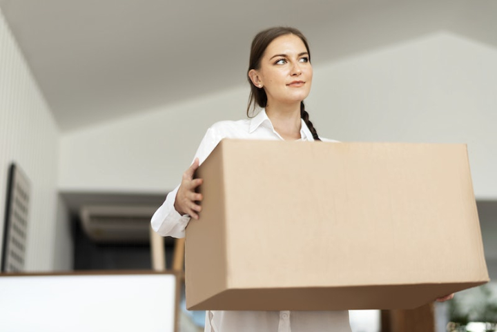 box,moving,apartment,moving house,people,house,moving home,carton box,carrying box,woman,home,moving boxes,rawpixel