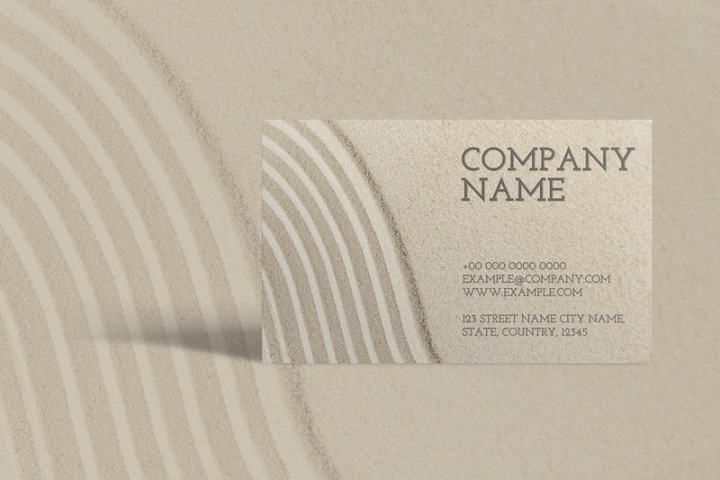 Free: Minimal business card mockup psd  Free PSD Mockup - rawpixel 