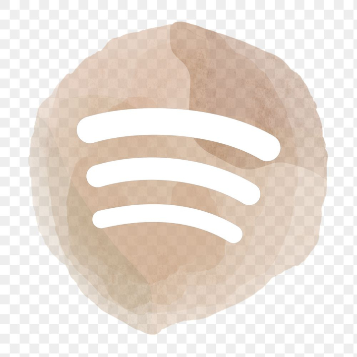 Spotify app logo png icon transparent background Stock Illustration