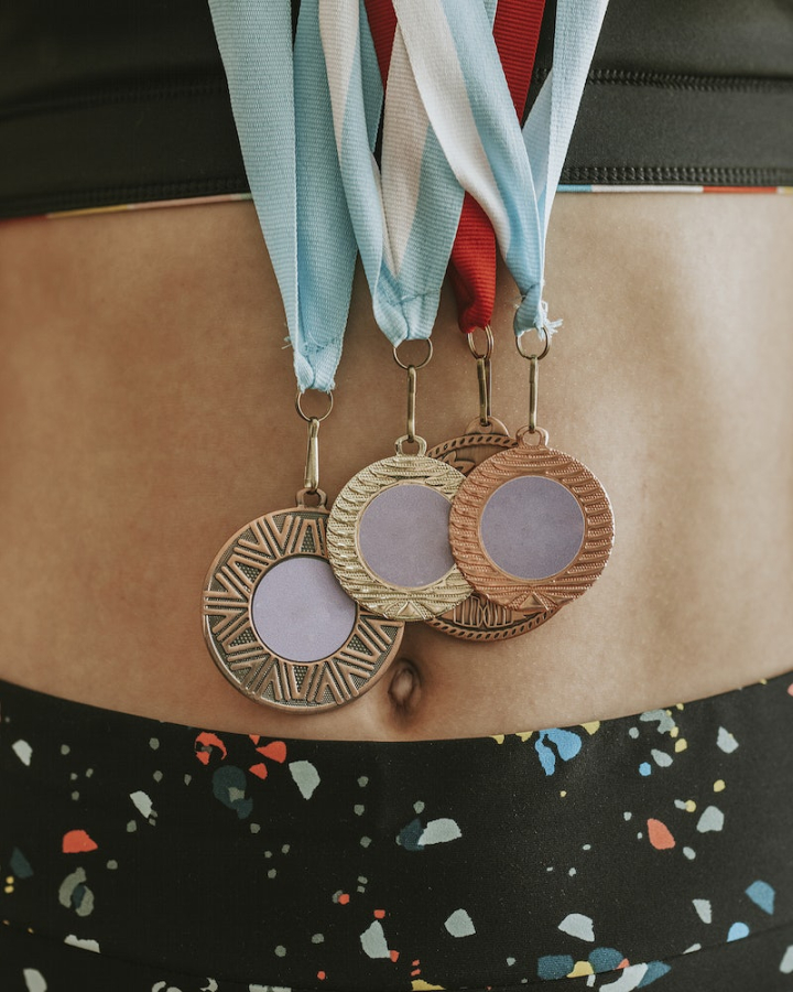 medal,sports,athlete,sports medal,skinny,award,anorexia,champion,competition,person photo,bra,competition kids,rawpixel