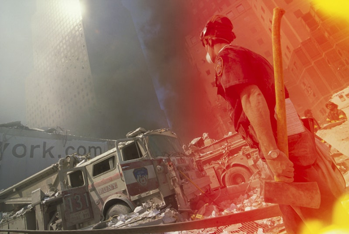 september 11th,world trade center,firefighter,disaster,rescue,september 11,film burn,9 11 september 2001,new york,profession,public domain images,twin towers,rawpixel