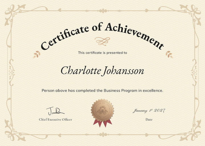 certificate template psd free download