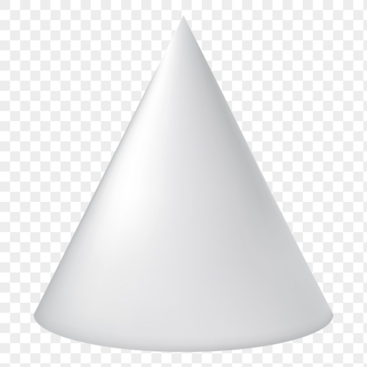 Cone-shaped png images