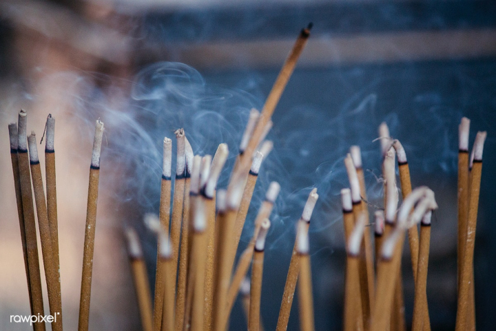 incense,asian,belief,chinese,closeup,culture,faith,free,light,pot,pray,religion,ritual,scent,smoke,stick,sticks,temple,tradition,traditional,white