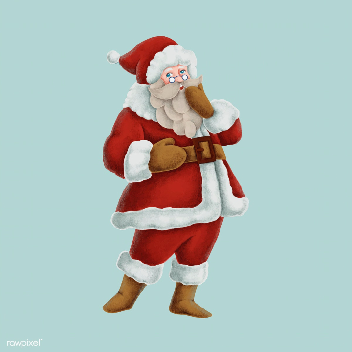 Father christmas cartoon. Cute old Santa Claus... - Stock Illustration  [93676470] - PIXTA