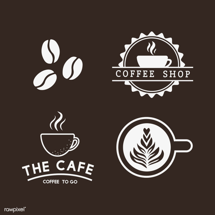 Set of Vector Coffee Elements and Coffee Accessories Illustration