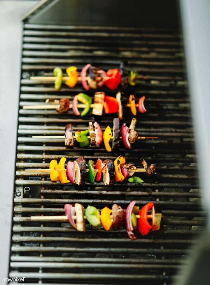 barbeque,barbecue,barbecue grill,bbq,bell pepper,charcoal grill,chunks,closeup,cook,cooking,delicious,eat,eggplant,food,food photography,food recipe,green bell pepper,grill,grilled,griller,healthy,homemade,making,meal,mushroom,natural,nutrient,organic,party,peppers,recipe,red bell pepper,skewers,summer,summertime,sweet onion,sweet pepper,vegan,vegetables,vegetarian,wellness,wooden skewer,wooden stick,yellow bell pepper
