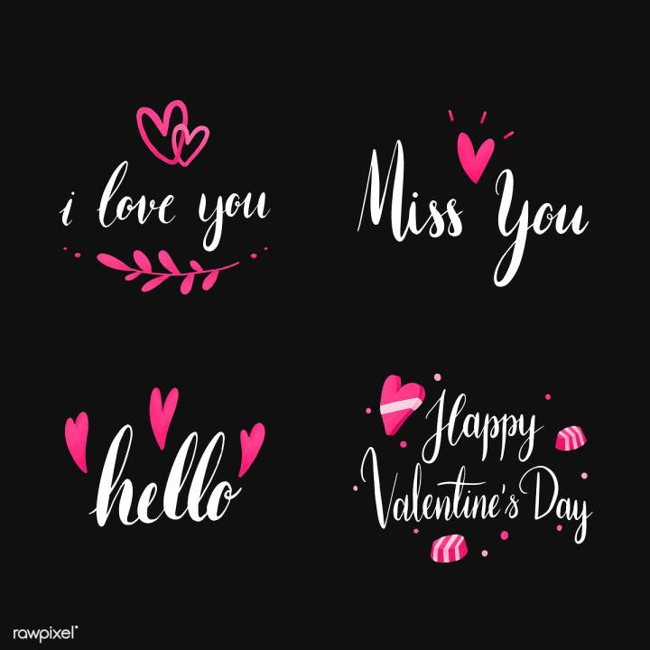 affection,black background,boyfriend,celebrate,celebration,couple,cursive handwriting,cute,date,dating,day,decor,decoration,design,doodle,february,font,girlfriend,graphic,happy,happy valentines day,heart,hello,i love you,illustrated,illustration,invitation,lettering,love,lover,message,miss,miss you,pink,postcard,poster,romance,romantic,set,style,sweet,text,typographic,typography,valentines,valentines day,vector,you