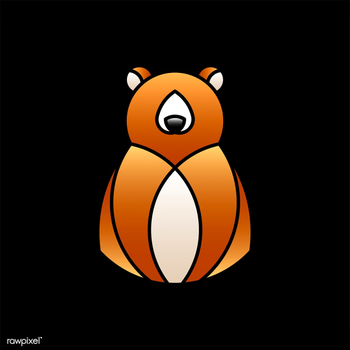animal,bear,black,black background,brown,brown bear,chubby,colored,cute,design,figure,for kids,free,geometrical,gradient,graphic,grizzly,grizzly bear,icon,illustrated,illustration,line,line work,simple,teddy,teddy bear,vector,wild animal,wildlife,zoo,zoology