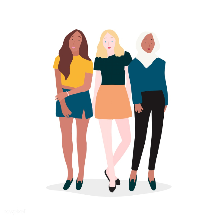 all shapes,all sizes,beautiful,body,concept,confidence,diverse,diversity,each other,empower,equal rights,equality,ethnicity,expression,fashion,fashionable,female,feminine,feminism,feminist,figure,friends,friendship,full body,gender,girl power,graphic,group,hijab,illustrated,illustration,independent,love,multiethnic,muslim,people,powerful,rights,standing,strength,strong,stronger together,support,team,together,vector,white background,woman,women,womens rights