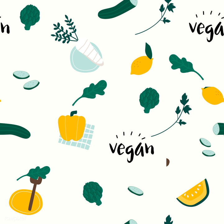 Free Healthy vegan seamless wallpaper vector  Free stock vector  537932   nohatcc