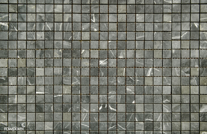 Free: Classic mosaic tiles patterned wall