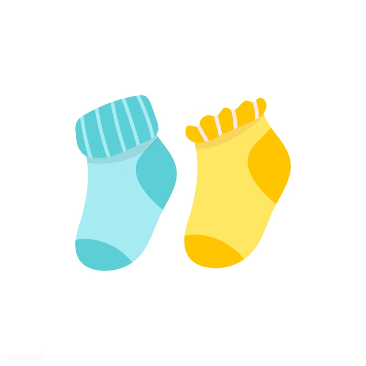 Baby Socks Clothes Isolated Icon Stock Vector (Royalty Free) 1441110287