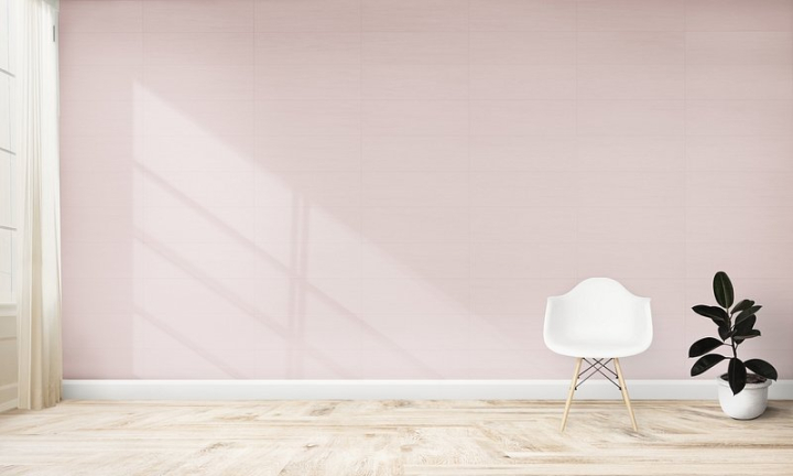 room,living room,interior,wall,chair,pink wall,living room background,interior design,home interior,minimal,window,pink,rawpixel
