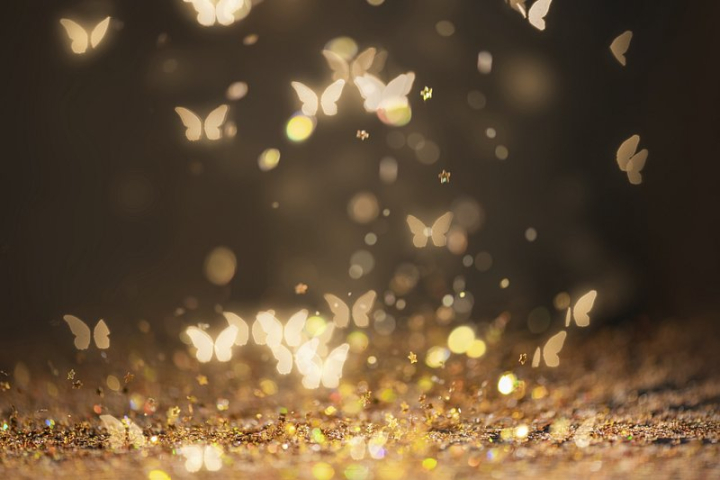 butterfly background,gold backgrounds,butterfly,butterfly light,glitter,gold butterfly,golden light,gold,bokeh backgrounds,gold glitter,bokeh,light,rawpixel
