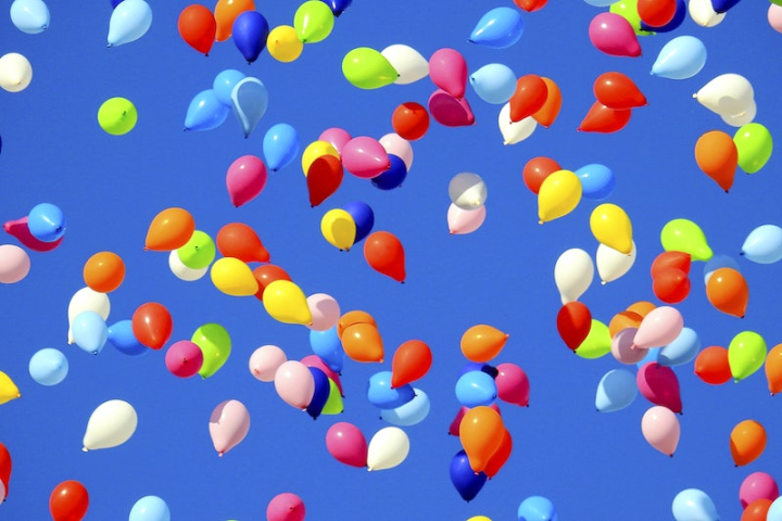 balloon,party,celebration party,photography,new year,balloons sky,celebration,party decor,blue balloons,public domain photography,new year public domain,latex,rawpixel