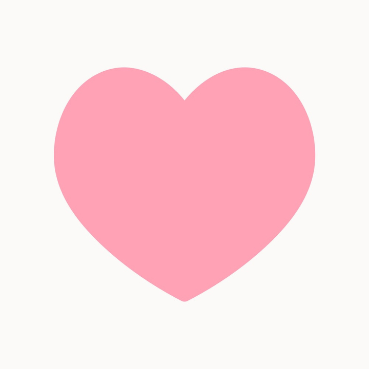 love, heart shape pink color vector Stock Vector