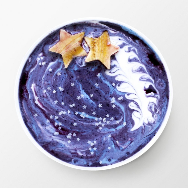 Free: Aesthetic smoothie bowl sticker, food