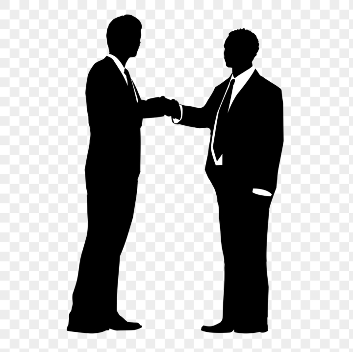 Free: Businessmen shaking hands png silhouette | Free PNG - rawpixel ...