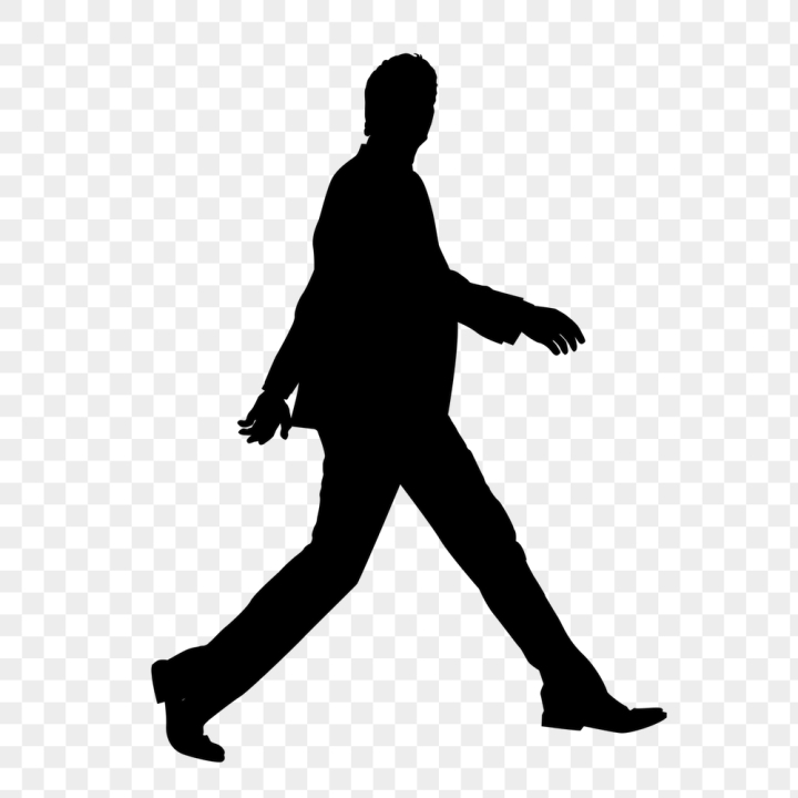 running,rawpixel,sticker,png,png element,black,person,illustration,business,collage element,work,man,black and white