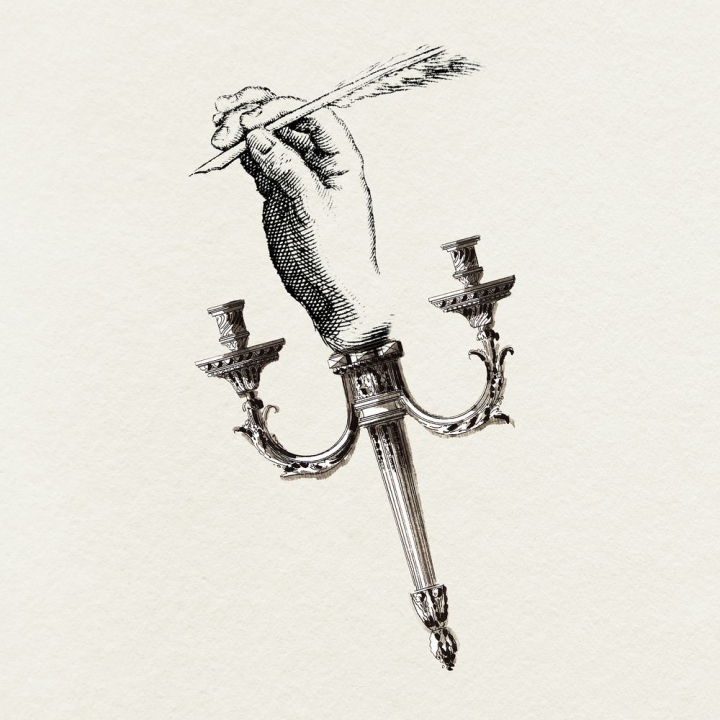 Free: Hand and feather pen illustration | Free Photo Illustration ...