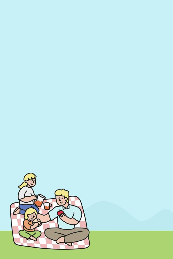 background,cute backgrounds,blue,woman,people,kid,cute,summer,doodles,man,text space,father,rawpixel