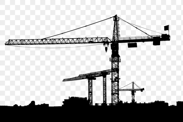 design,rawpixel,background,png,public domain,black,construction,free,black and white,building,crane,ink,graphic