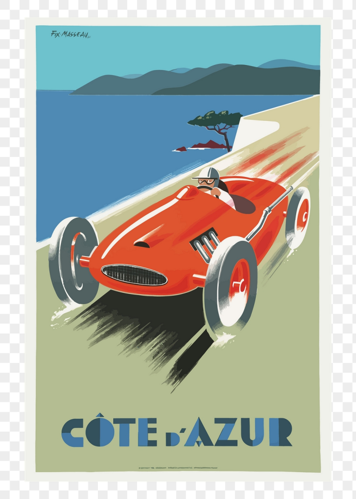 car,rawpixel,background,png,vintage,public domain,blue,green,illustrations,poster,red,water,free