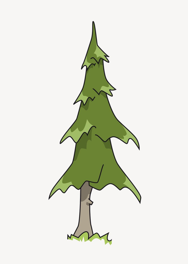 Sketch Art Pine Tree Logo Design Graphic by eartdesign · Creative Fabrica