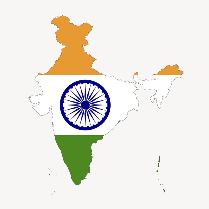 public domain,blue,green,illustrations,map,orange,vector,white,free,india,travel,colour,rawpixel