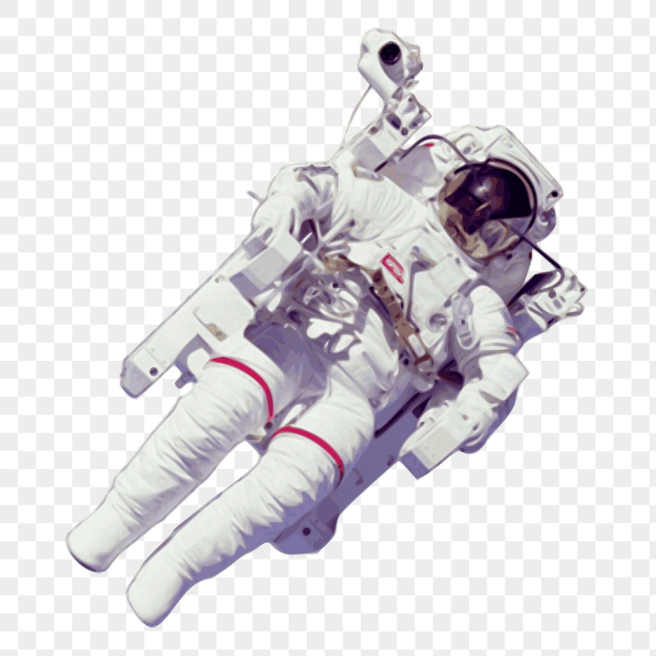 graphic,rawpixel,sticker,png,public domain,journal sticker,person,astronaut,space,collage element,white,free,colour