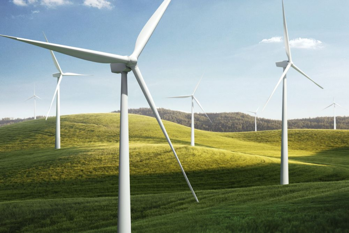 blue,nature,go green,technology,colour,graphic,design,science,colorful,eco,field,wind turbine,rawpixel