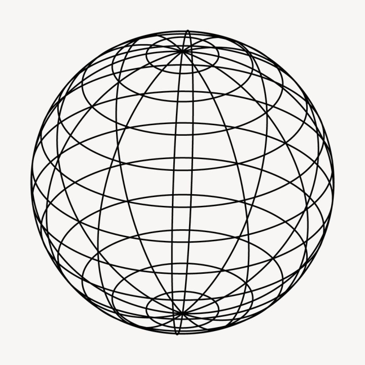 planet,public domain,grid,shape,black,circle,illustrations,business,free,world,black and white,graphic,rawpixel