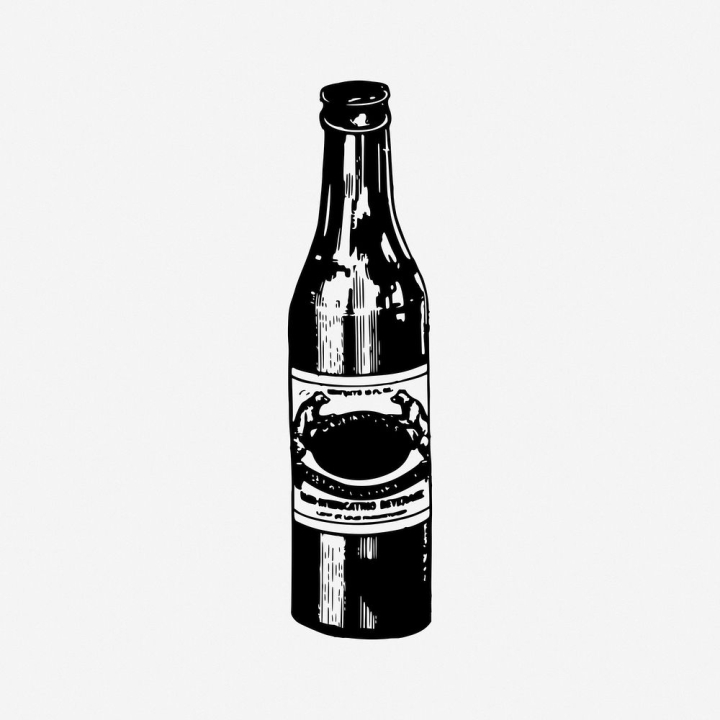 Beer Bottle in Hand Drawn Style. Alcohol Graphic by vectortatu · Creative  Fabrica
