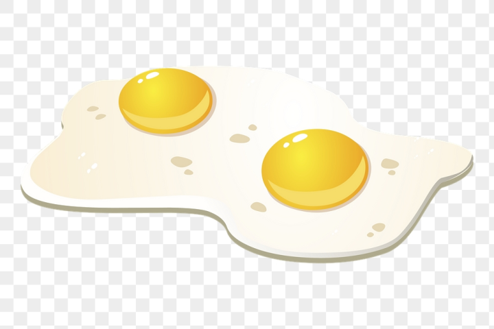 Sunny Side Up Egg Free PNG and Vector - PICaboo!
