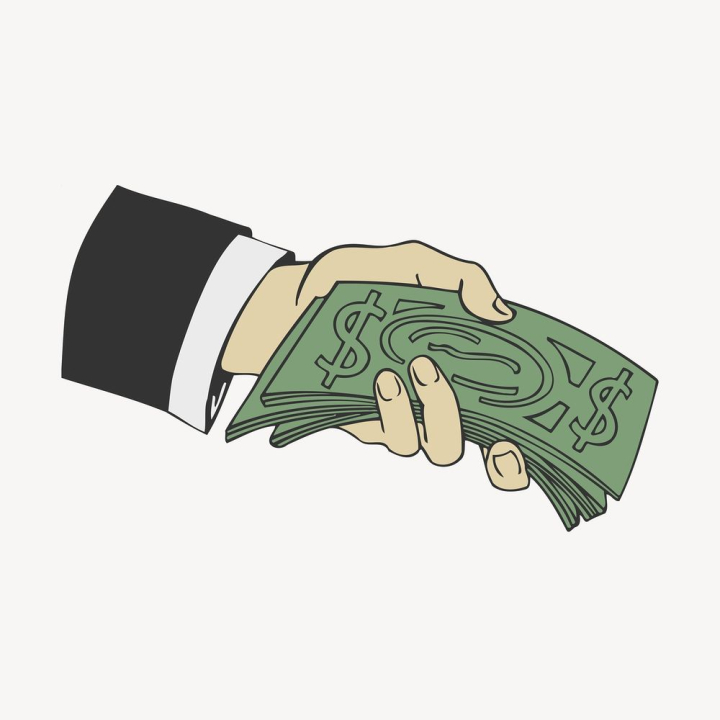 public domain,hand,money,green,person,illustrations,business,line art,pencil,gift,free,man,rawpixel