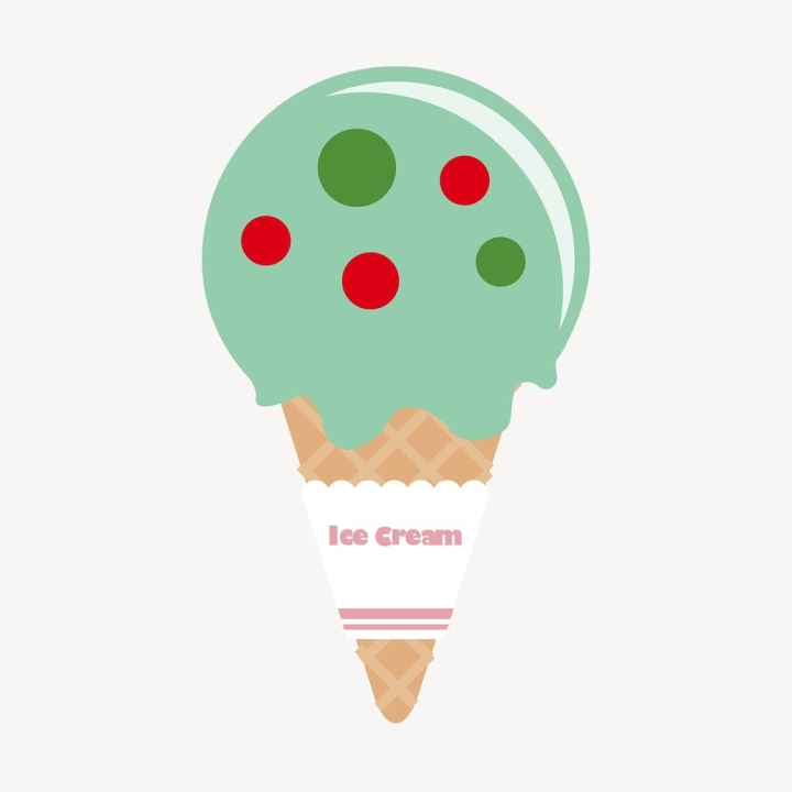 christmas,sticker,public domain,green,illustrations,sprinkles,cute,summer,red,collage element,food,vector,rawpixel