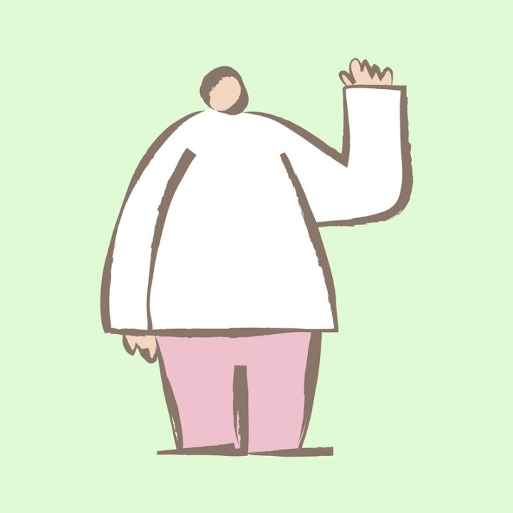aesthetic,pink,icon,green,person,illustration,white,cute,collage element,pastel,doodle,man,rawpixel