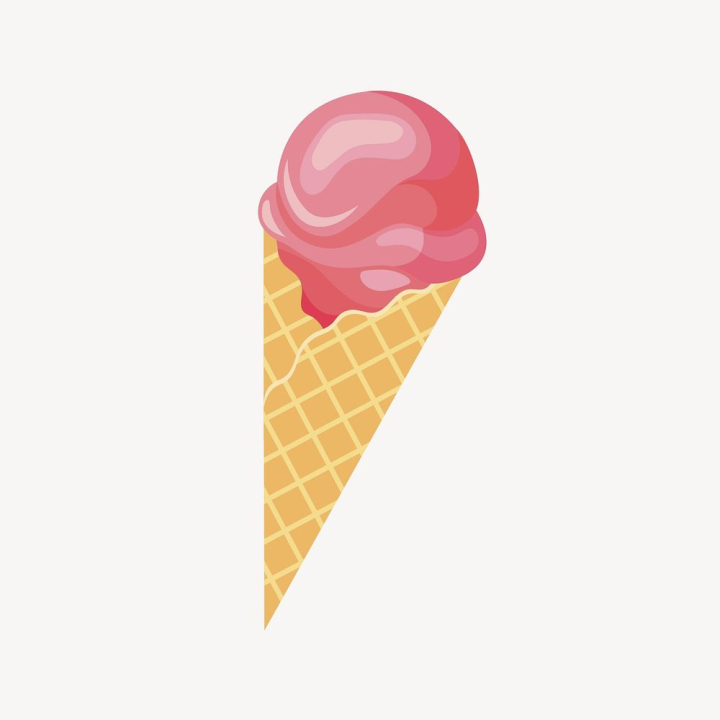 public domain,pink,illustrations,food,strawberry,free,ice cream,colour,graphic,design,dessert,sweet,rawpixel