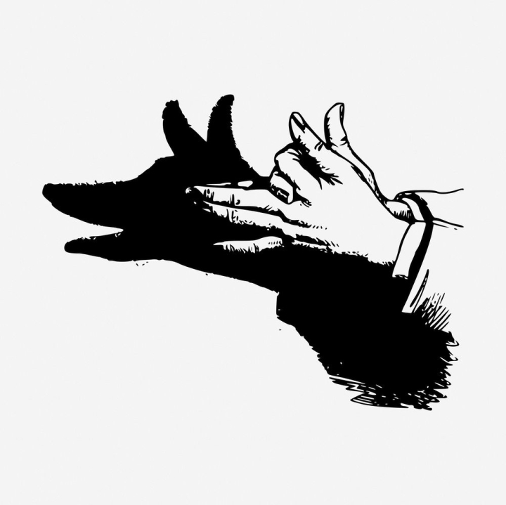 vintage,public domain,shadow,hand,illustrations,dog,free,black and white,drawing,graphic,design,hand drawn,rawpixel