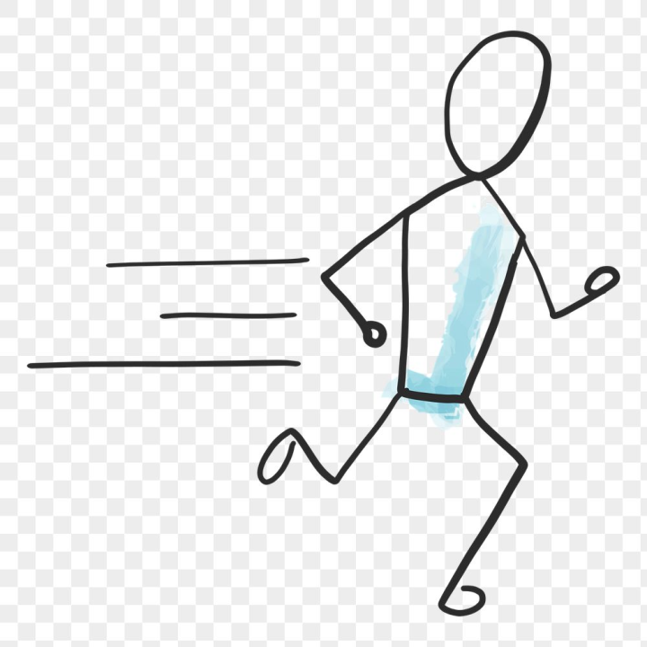Free: PNG running man, cartoon doodle | Free PNG - rawpixel 