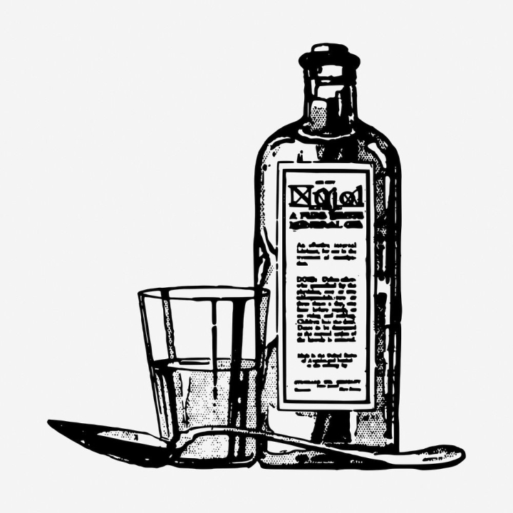 vintage,medicine,public domain,illustrations,retro,free,black and white,drawing,bottle,medical,graphic,design,rawpixel