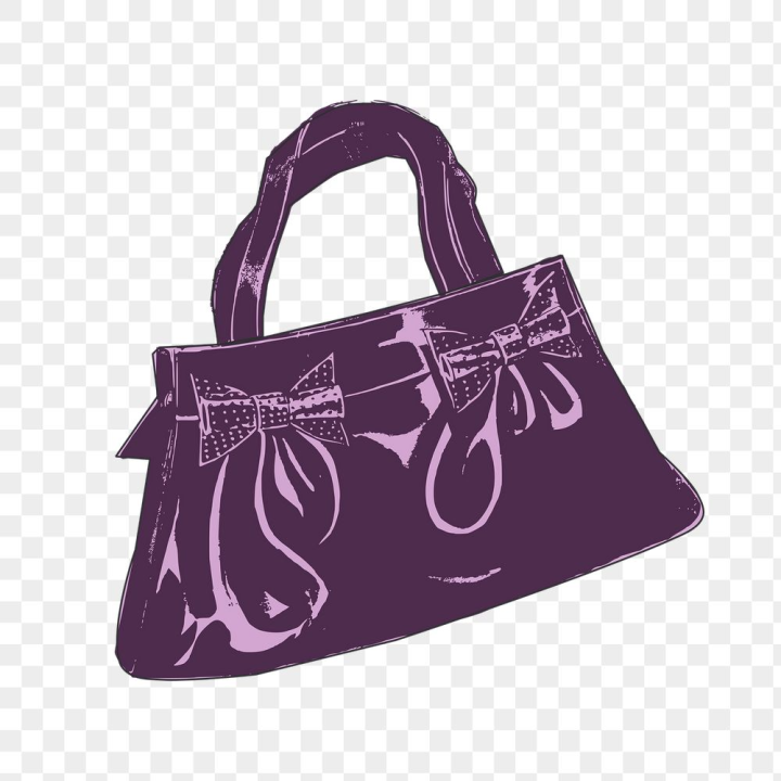 bag,rawpixel,png,sticker,public domain,purple,illustrations,fashion,free,colour,graphic,design,transparent