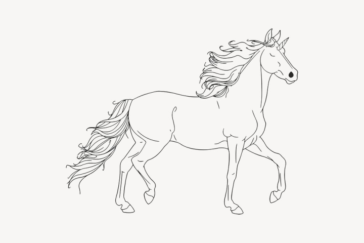 Running Horse Sketch by Shade-Arts on DeviantArt
