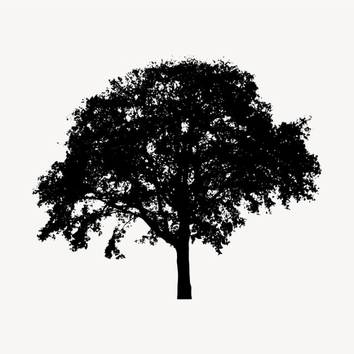 Tree Silhouette Sticker