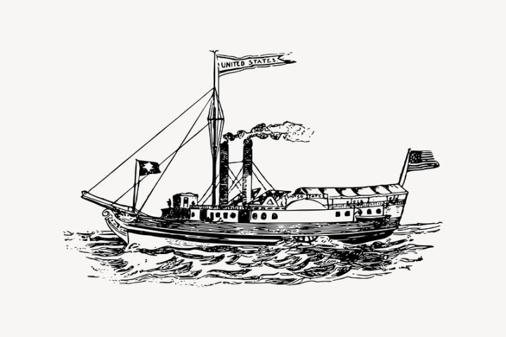 Free: Antique ship drawing, voyage illustration  Free Vector Illustration  - rawpixel 