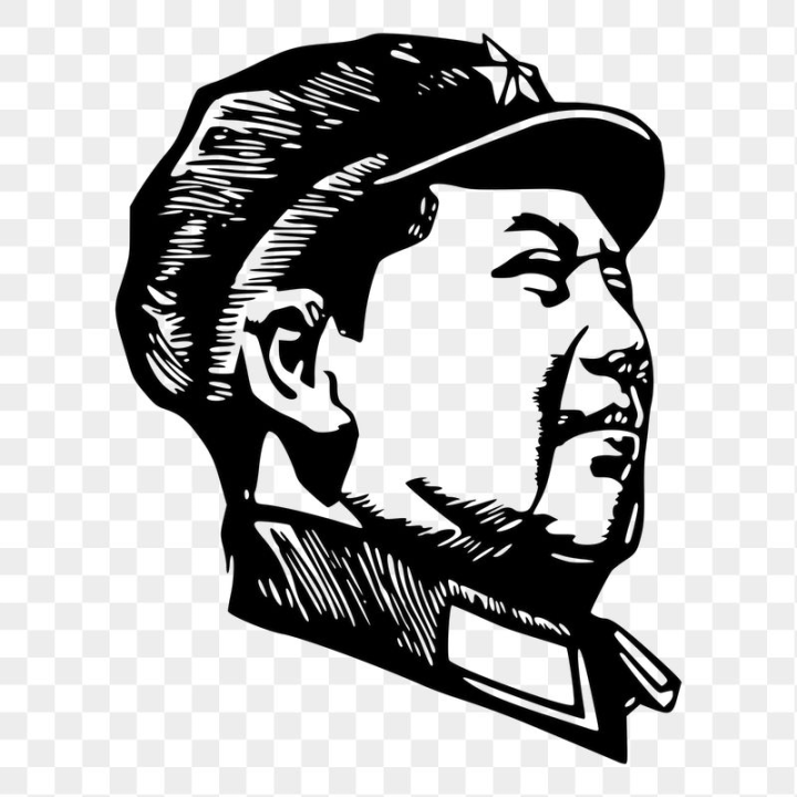 chinese,rawpixel,png,sticker,public domain,black,person,illustrations,portrait,pencil,free,man,black and white