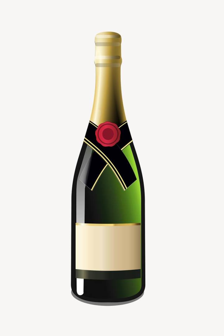 public domain,gold,celebration,green,illustrations,champagne,food,yellow,free,colour,label,branding,rawpixel